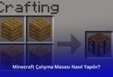 Minecraft Çalışma Masası Nasıl Yapılır